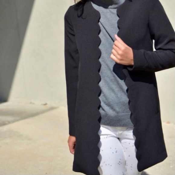 H&M Scalloped Coat - Picture 2 of 7